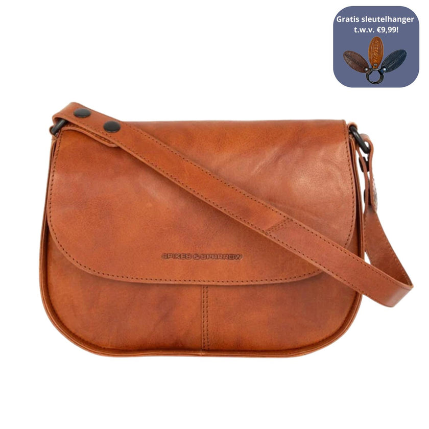 Spikes&Sparrow Tas klep 481180 Brandy 47