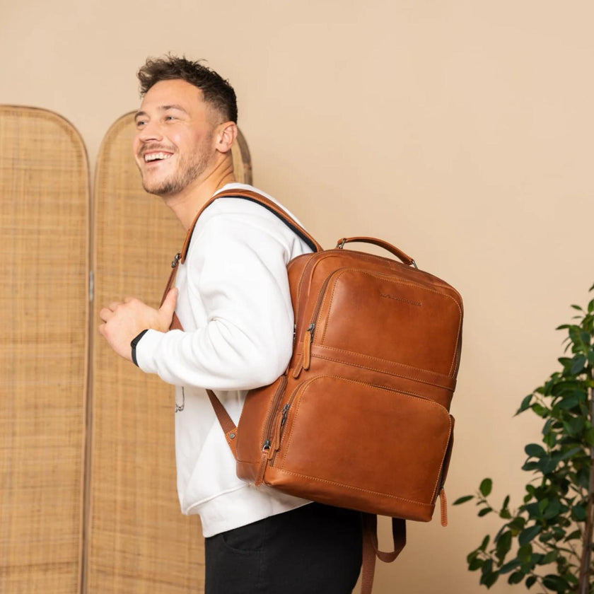 Chesterfield Laptop Rugzak C58.0711 Lennox Cognac 31