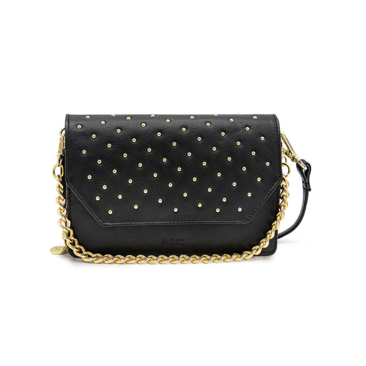 Mosz Telefoontasje Kris Bag Studs Black Shiny Light Gold