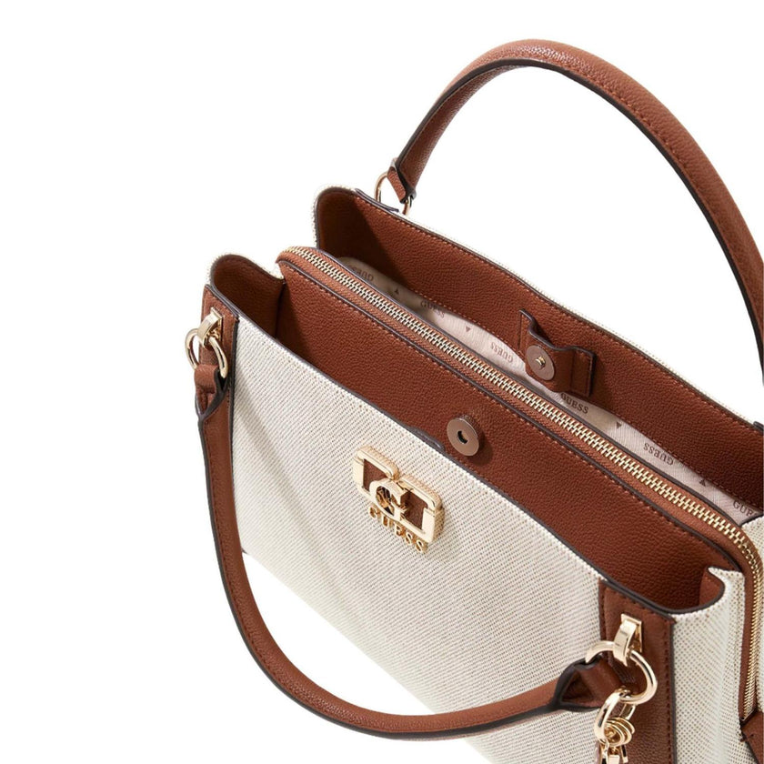 Guess Tas rits AG971907 Karnilla Natural/Cognac