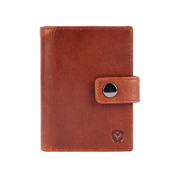 Valenta Creditcardetui Card wallet MagSafe Luxe Cognac