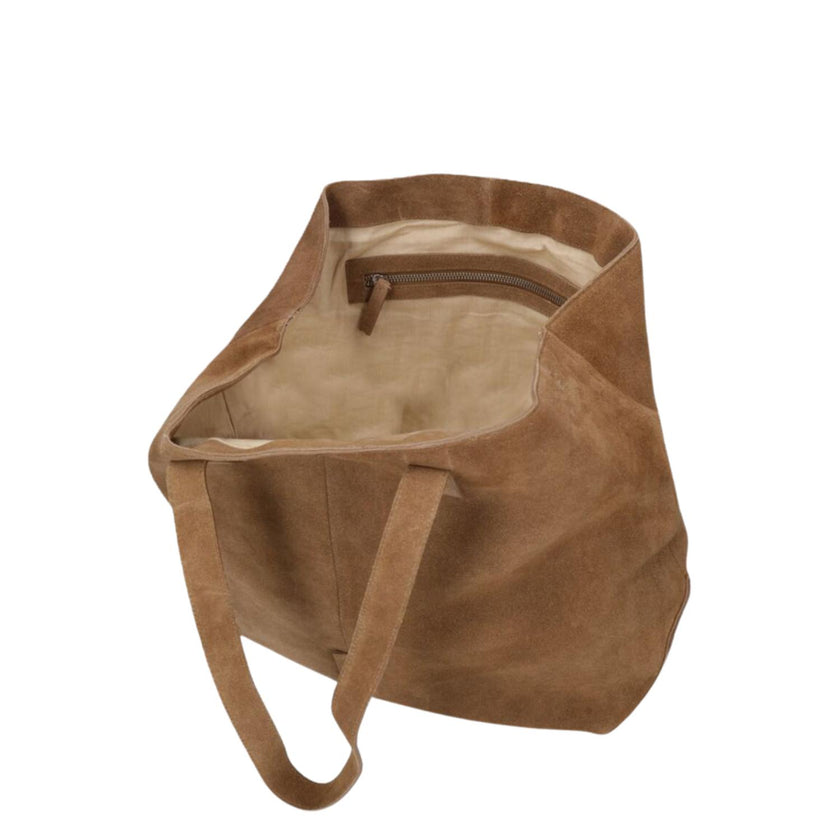 Shabbies Amsterdam Tas SH003700161W Florine suede Taupe suede