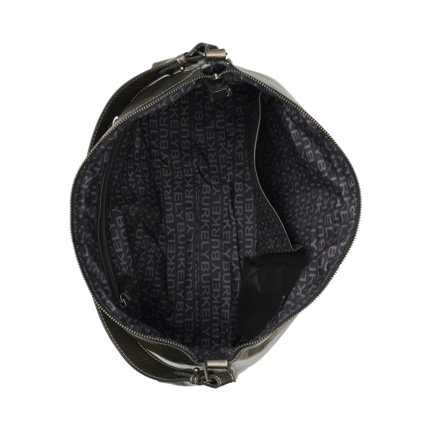 Burkely Tas 1001601 Wide hobo Gun metal 11