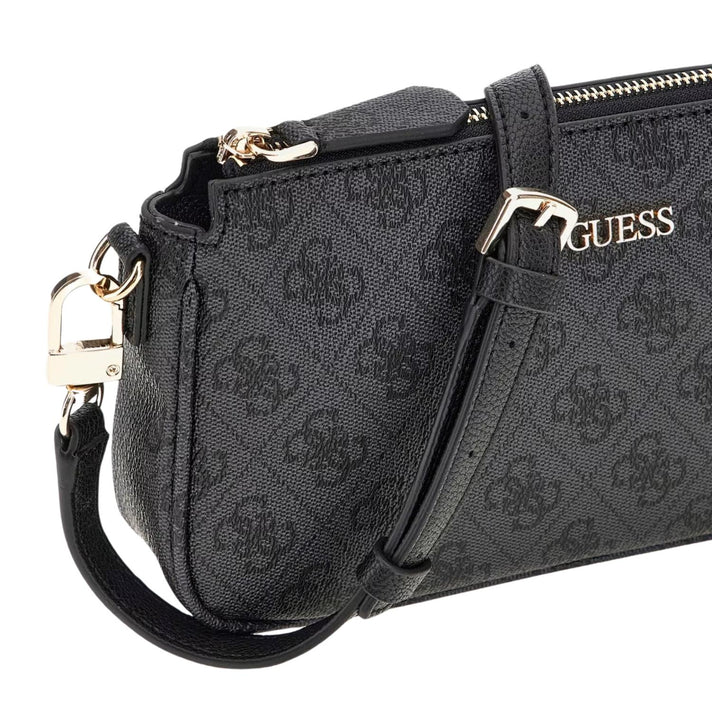 Guess Tas rits BG787971 Noelle mini Coal logo