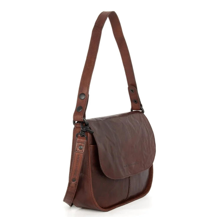 Spikes&Sparrow Tas klep 481180 Dark brown 01