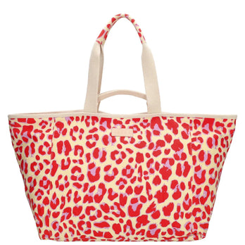 Zebra Trends Strandtas 22487 Luipaardprint rood 1034