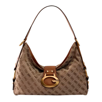 Guess Tas JJ930818 Camden Latte Logo Cognac