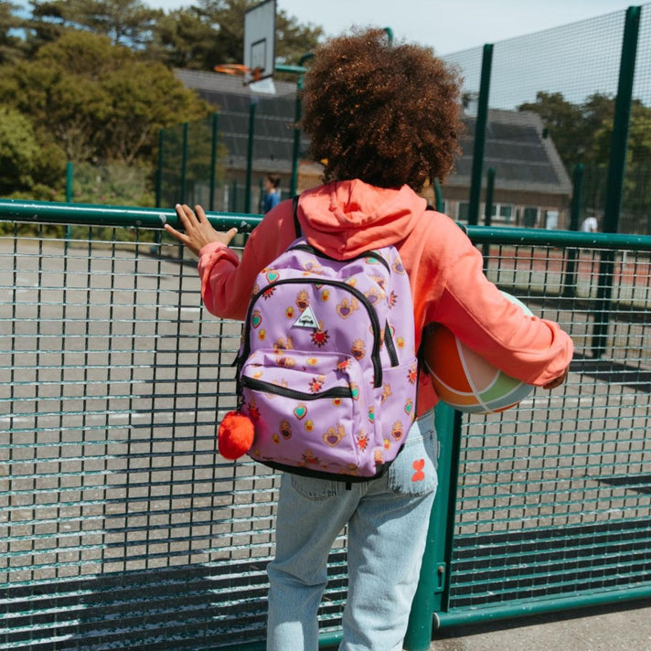 Little Legends Rugzak LL2011 Backpack L Milagros Heart Lila 10
