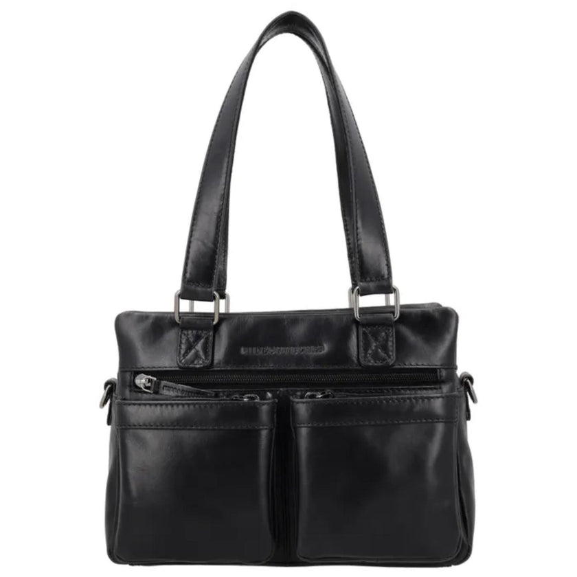 Hide & Stitches Tas 25315 Porto Zwart 001