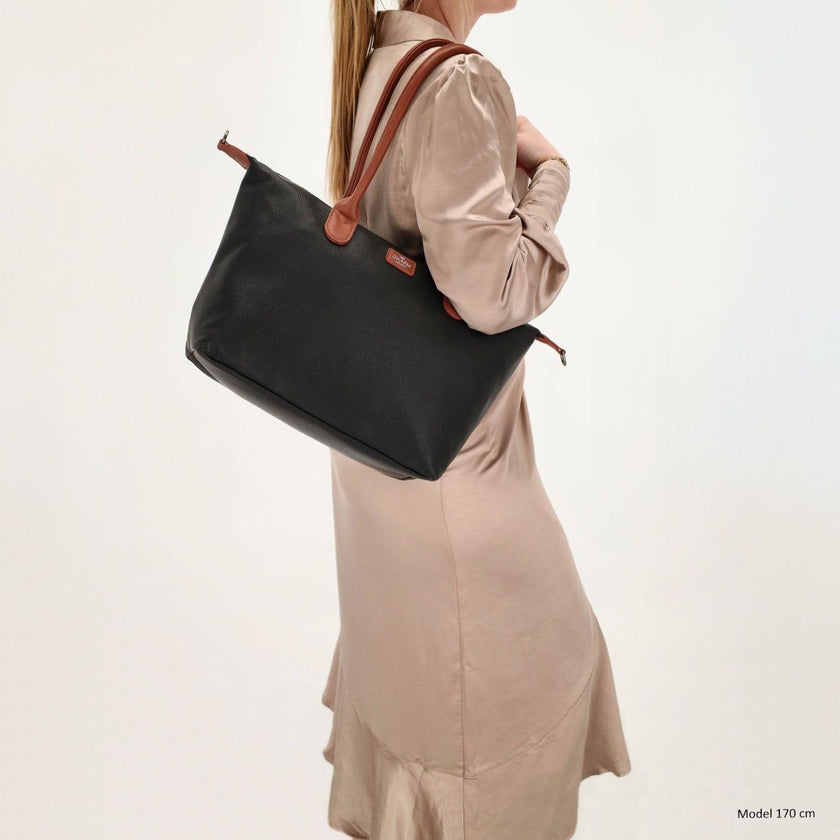 Charm Shopper 23817 Buckingham Zwart cognac