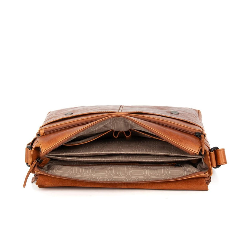 Spikes&Sparrow Laptoptas 581320 Ronn Brandy 47
