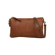 Burkely Tasje 1000343 Triple pocket zip Chestnut