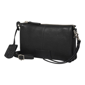 Burkely Tasje 1000343 Triple pocket zip Zwart