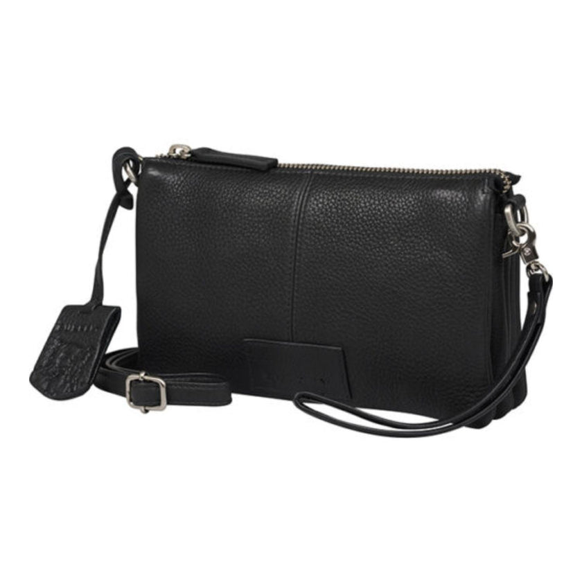 Burkely Tasje 1000343 Triple pocket zip Zwart