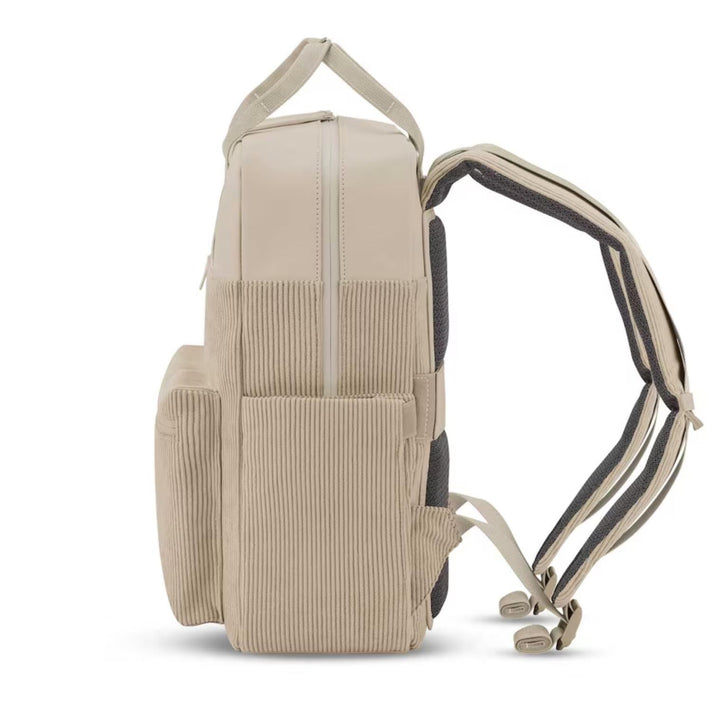 Kapten & Son Laptoprugzak Bergen Pro Cord Dusty Sand Cord