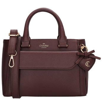 Charm Handtas W01262 Bordeaux rood 007