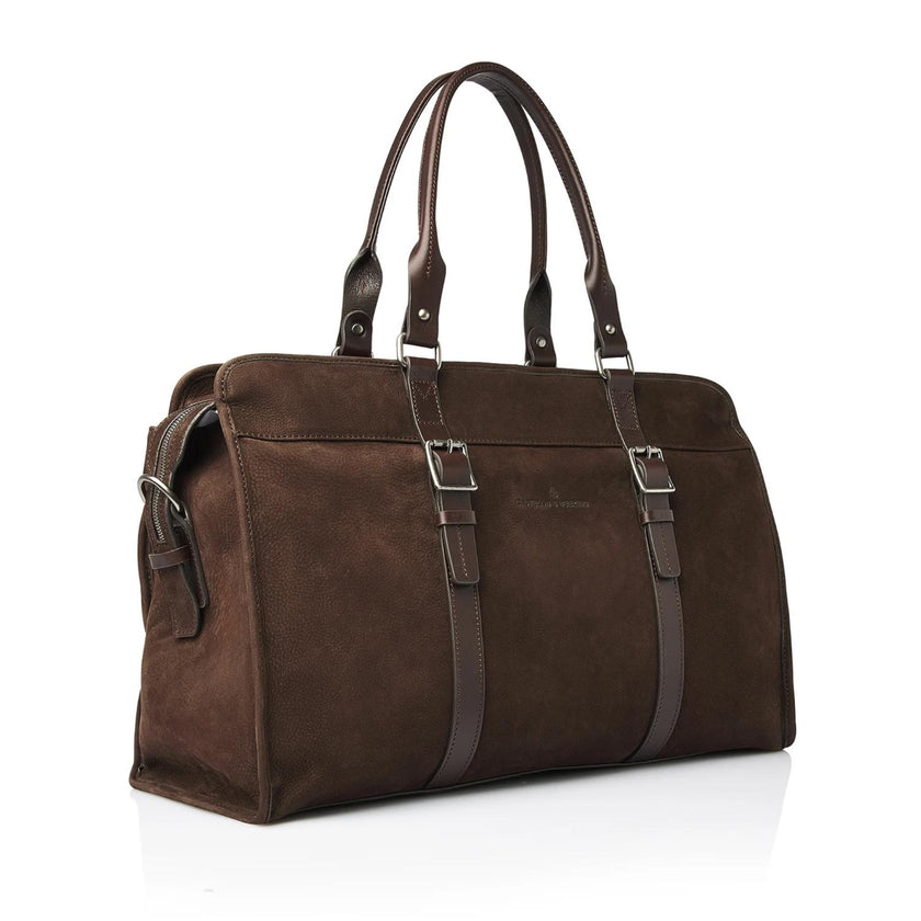 Castelijn en Beerens Reistas 53 9311 Nubuck weekender Mocca