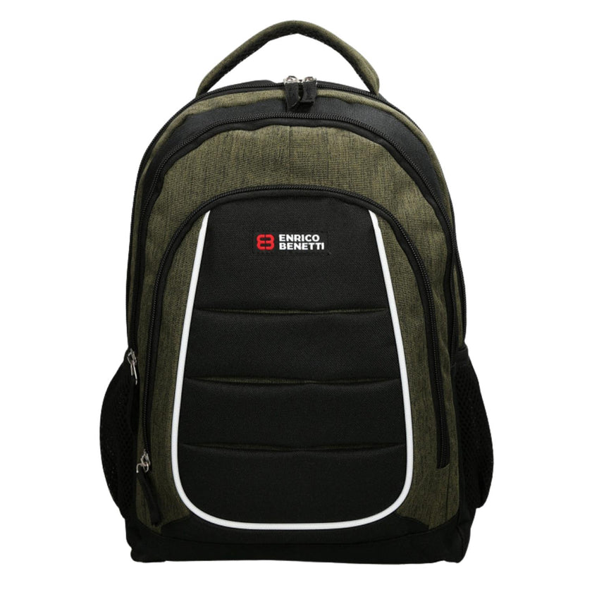 Enrico Benetti Laptoprugzak 47233 Campus Zwart Olijf 234