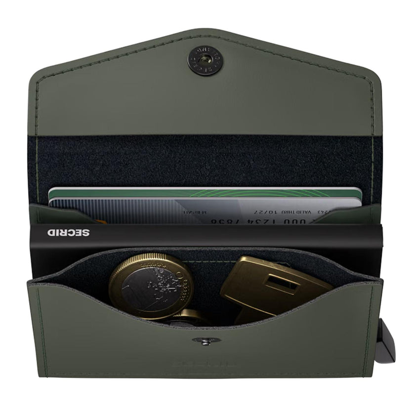 Secrid Envelope wallet Envelope wallet Matte Green-Black