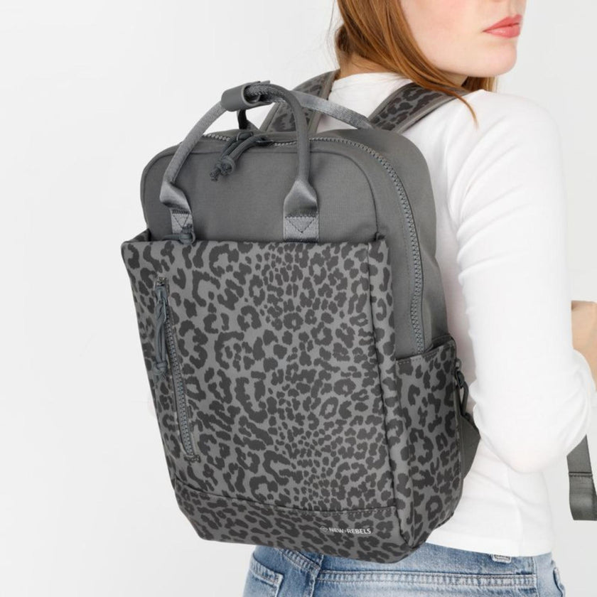 New Rebels Laptoprugzak 51.1526 Miami Leopard Black 00