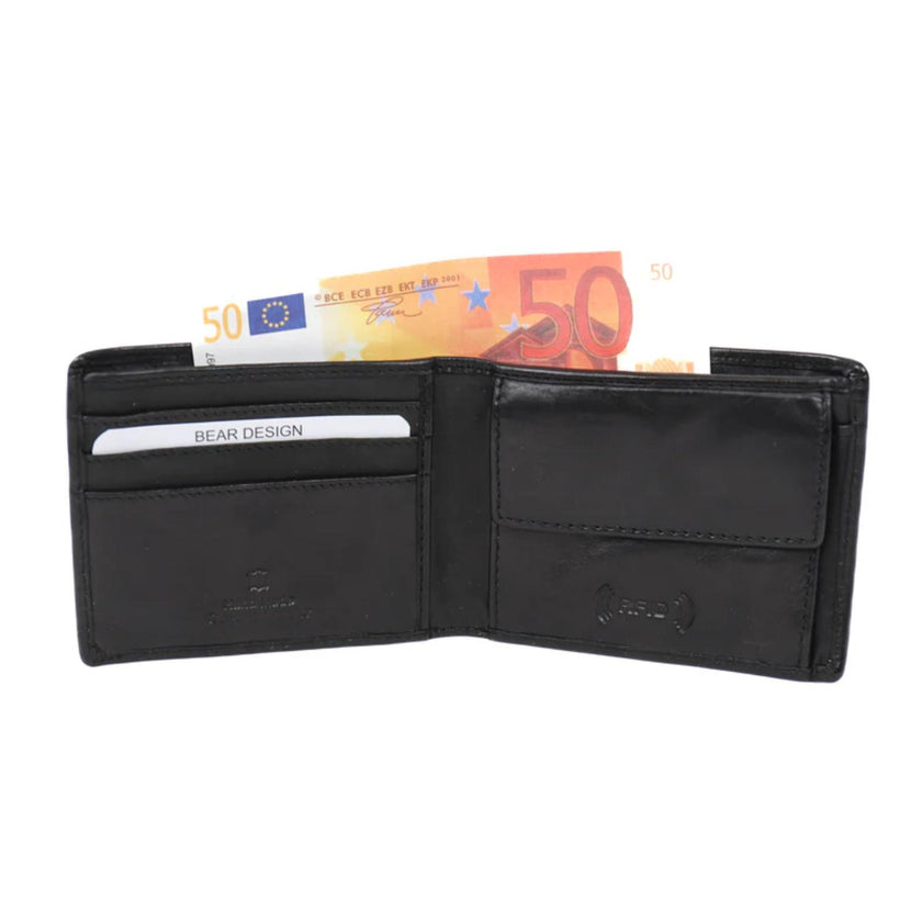 Bear Design Portemonnee CL8754 Fabian Black