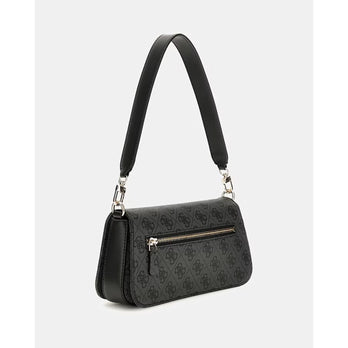 Guess Tas klep ESG951320 Eco mietta Coal logo/black