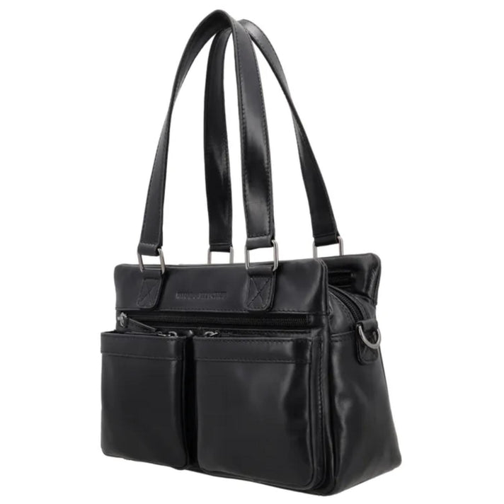 Hide & Stitches Tas 25315 Porto Zwart 001