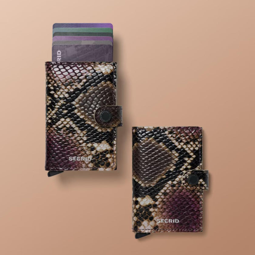 Secrid Pasjeshouder Miniwallet Serpent Purple