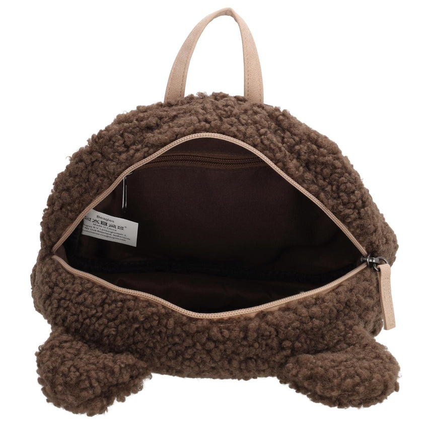 Beagles Rugzak W00506 Friends Teddy Donker bruin 097