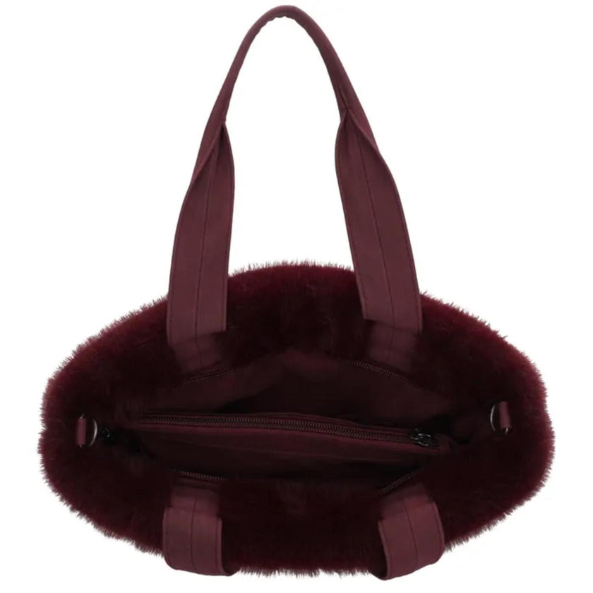 Zebra Trends Tas 23897 Fur Emma Bordo rood 007