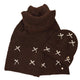 Charm Sjaal & Muts 26273 set Donkerbruin 097