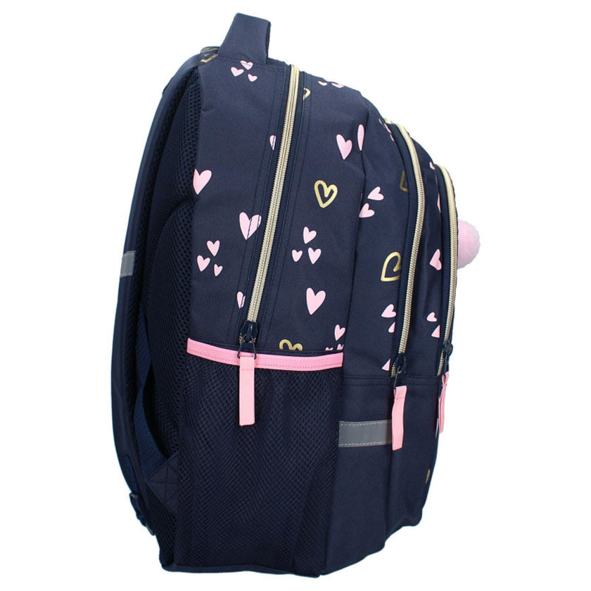 Milky Kiss Kinder rugzak 037-01069 Heart of Gold Blue