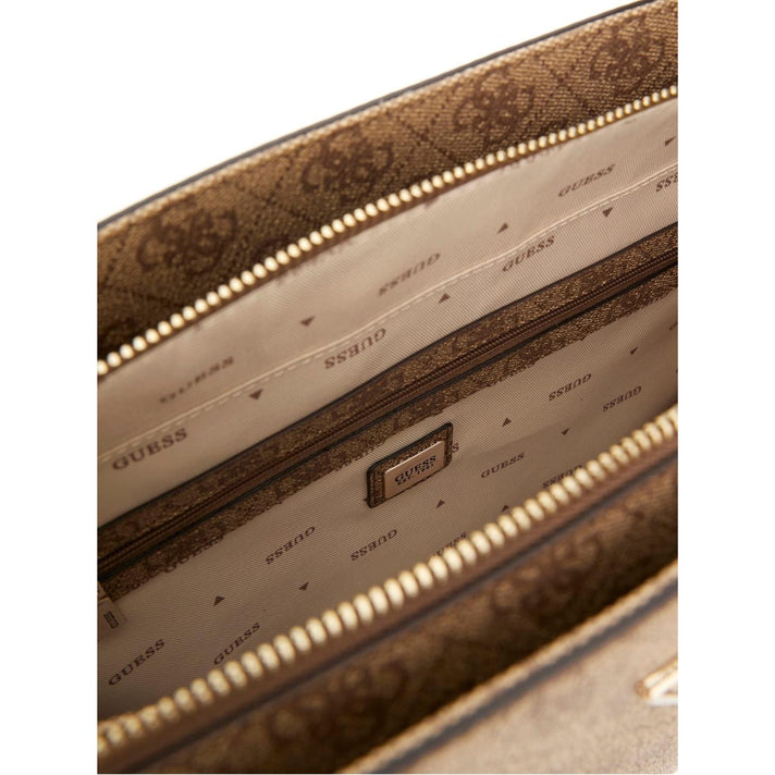 Guess Tas BG967225 Noelle II Latte Logo Brown LGW