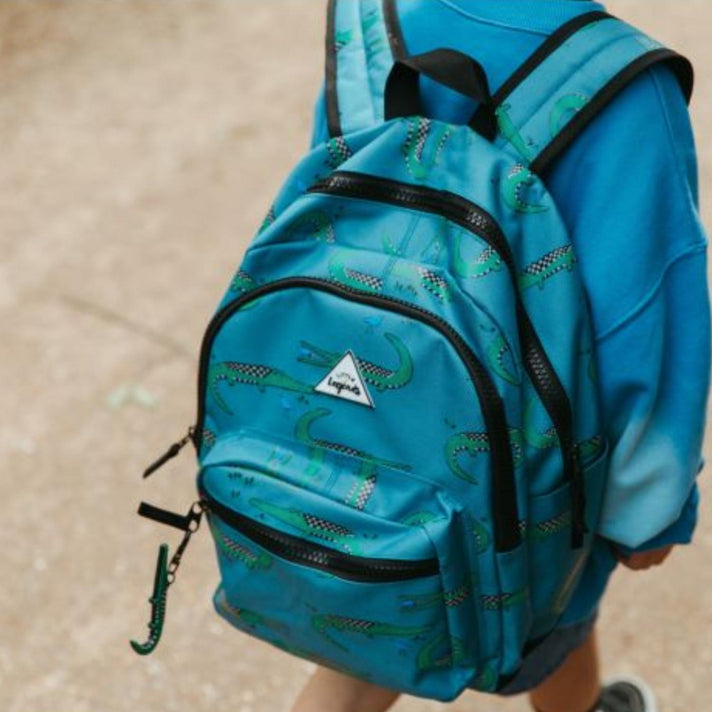 Little Legends Rugzak LL2011 Backpack L Croco Checkerboard 02