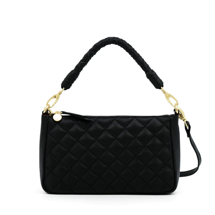 Mosz Tas Coco S Quilted Black dull light gold