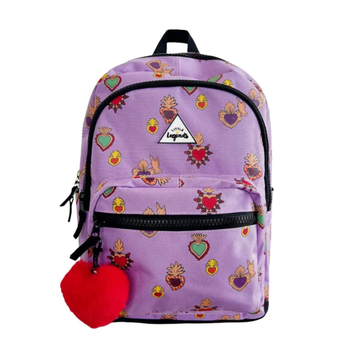 Little Legends Rugzak LL2011 Backpack L Milagros Heart Lila 10