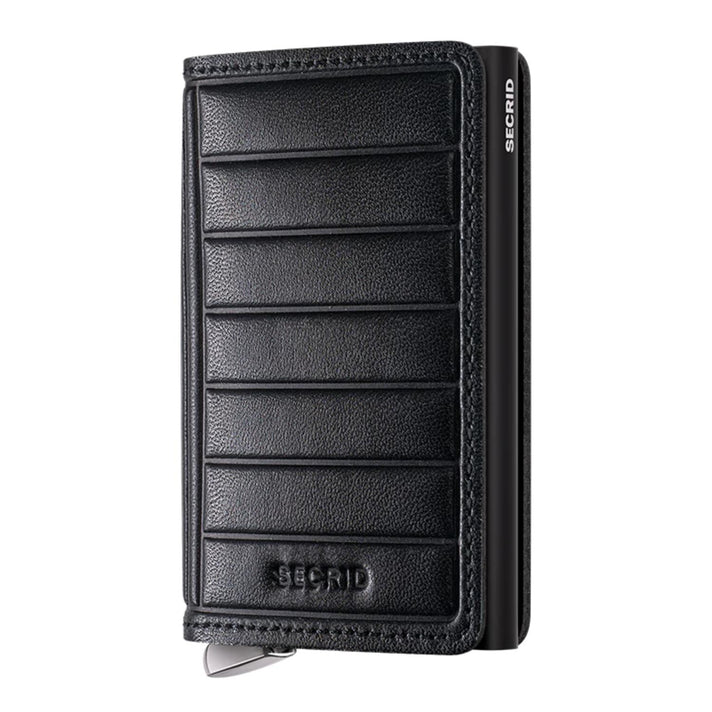 Secrid Pasjeshouder Slimwallet Lines Emboss Black +