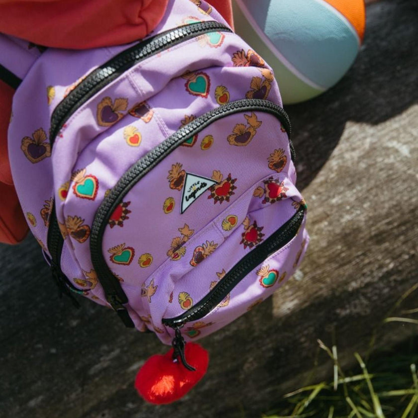 Little Legends Rugzak LL2011 Backpack L Milagros Heart Lila 10