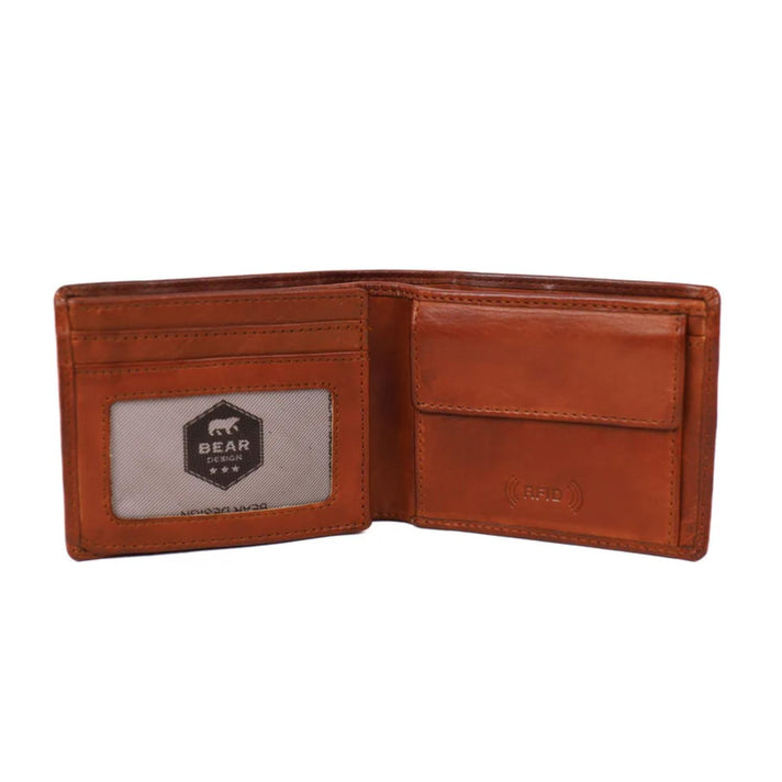 Bear Design Portemonnee CL21552 Wesley Cognac