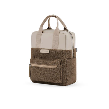 Kapten & Son Rugzak Bergen kids Fleece Mocha Brown