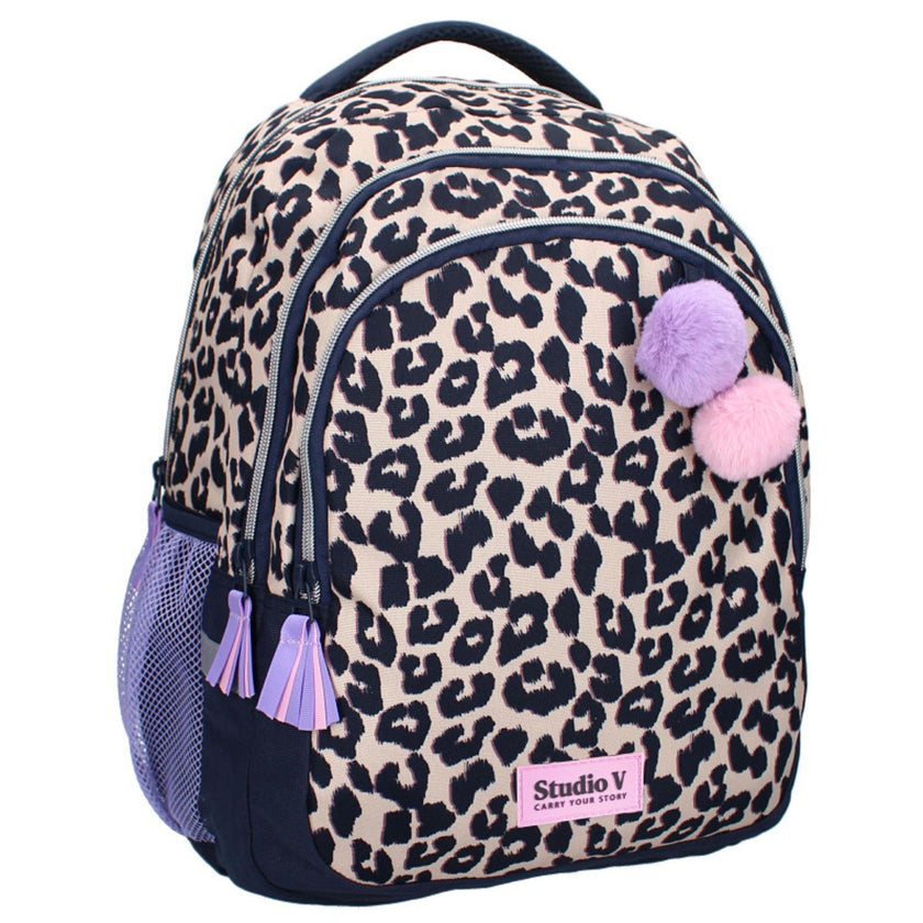 Studio V Rugzak 215-01361 Leopard Luxe Beige