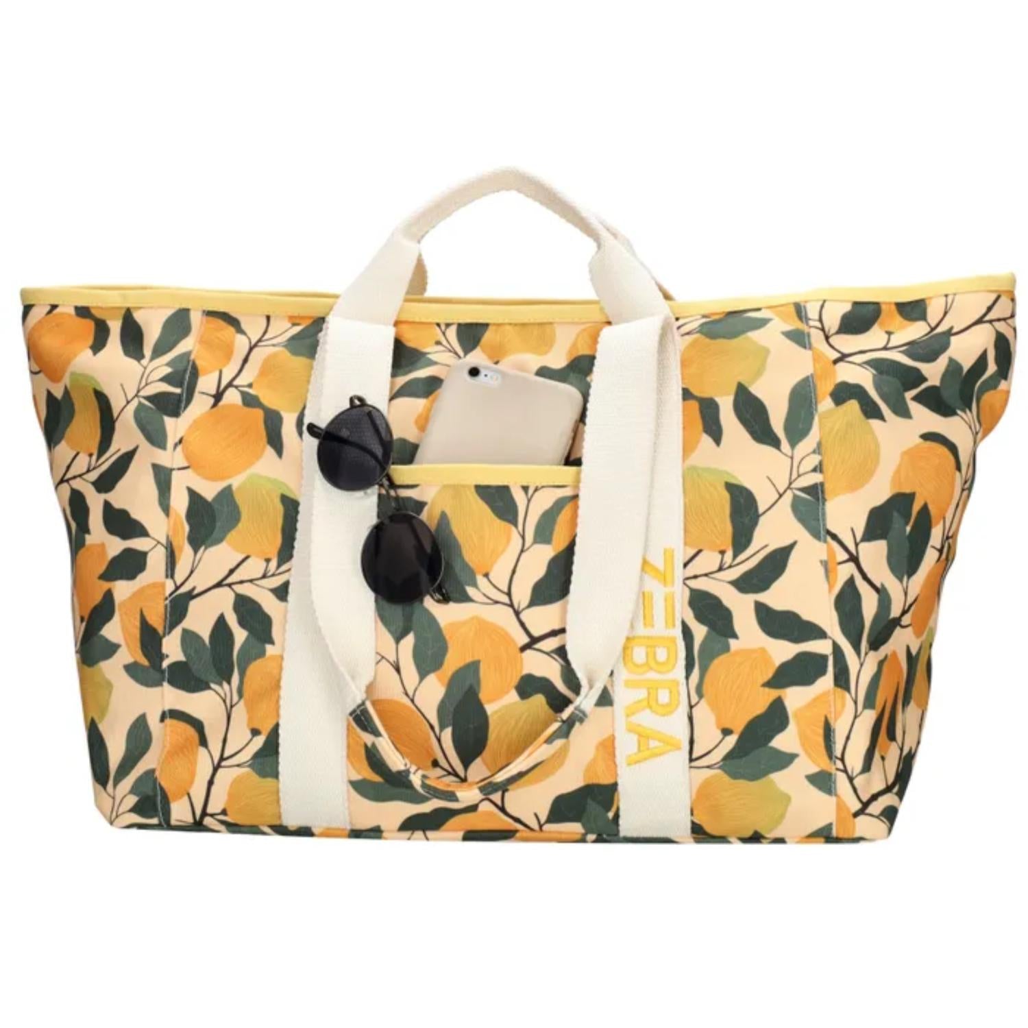 Schoudertas - Strandtas - Shopper Een grote kleurrijke plons met Schoudertas - Strandtas - Shopper Een grote kleurrijke plons met