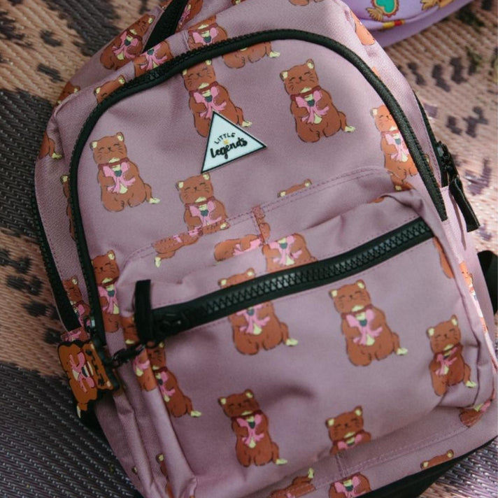 Little Legends Rugzak LL2011 Backpack L Chinese Cat Lila 07