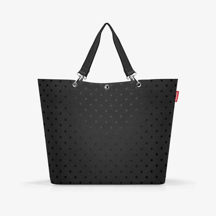 Reisenthel Tas Shopper XL ZU Glossy dots Black 7075