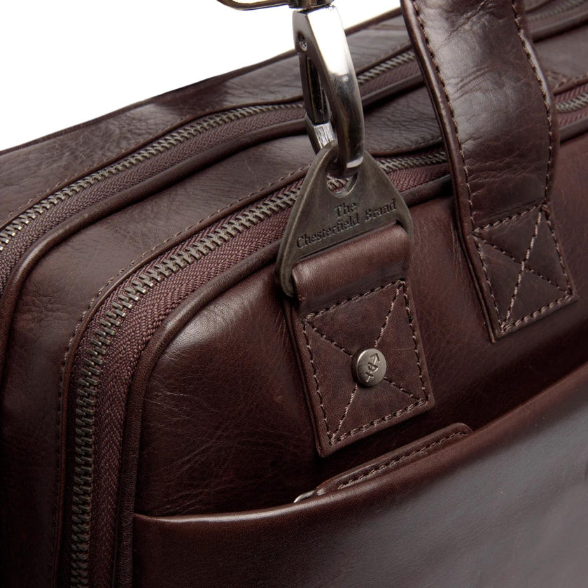 Chesterfield Laptoptas C40.1100 Iseo Bruin 01