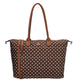 Charm Shopper 22521 Buckingham Stippen Wit-Donkerbruin 1291