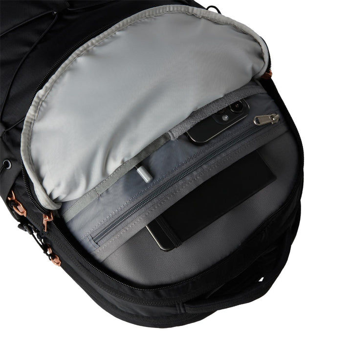 The NorthFace Rugzak W Borealis luxe Black Burnt