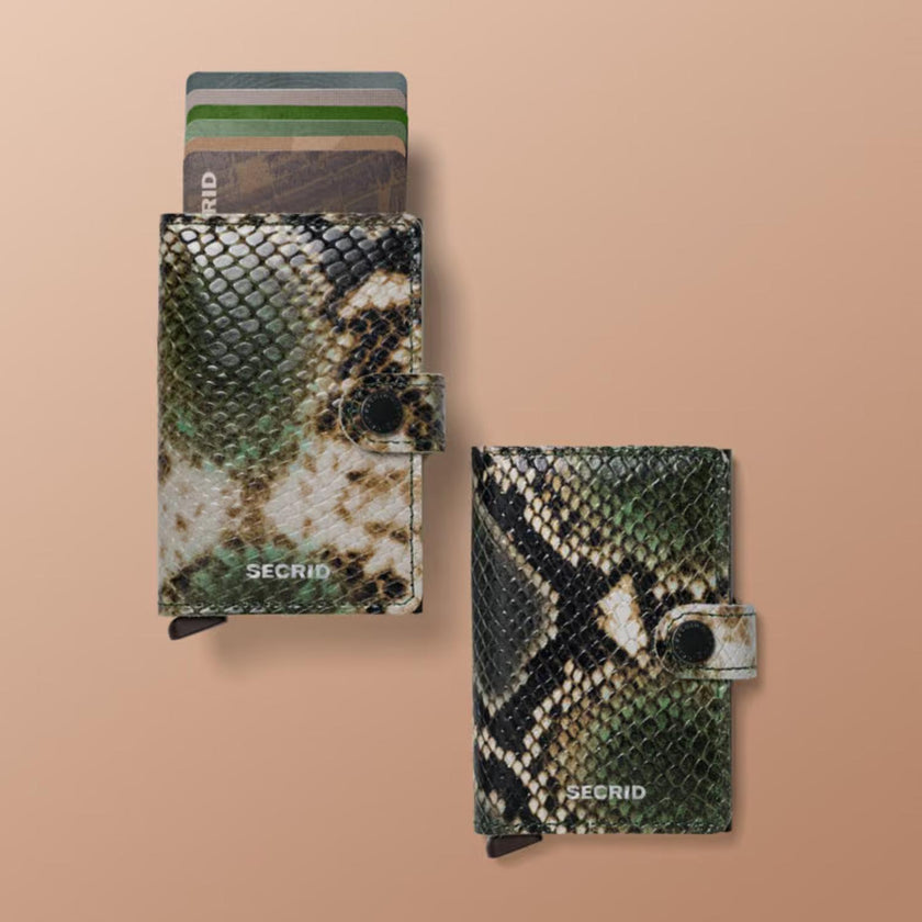 Secrid Pasjeshouder Miniwallet Serpent Green
