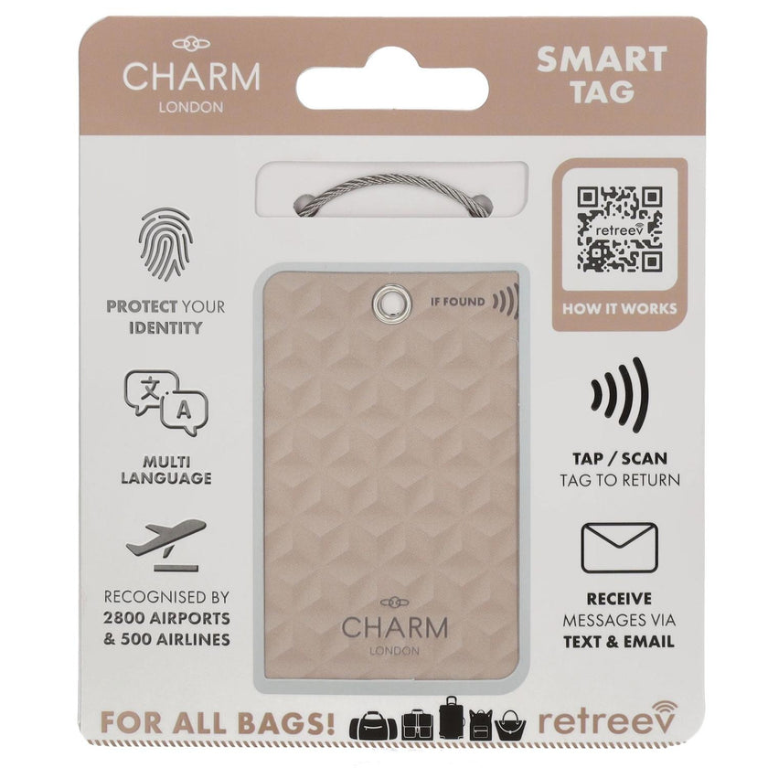 Charm Smart tag W00095 Pink 009