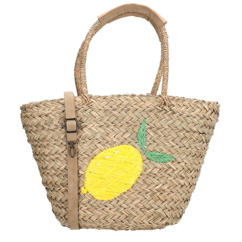 Zebra Trends/Dugros Rieten Mand 24898 Sola Citroen 040